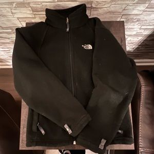 Kids medium black north face jacket